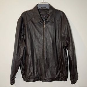 Knightsbridge Genuine Leather Jacket mens medium